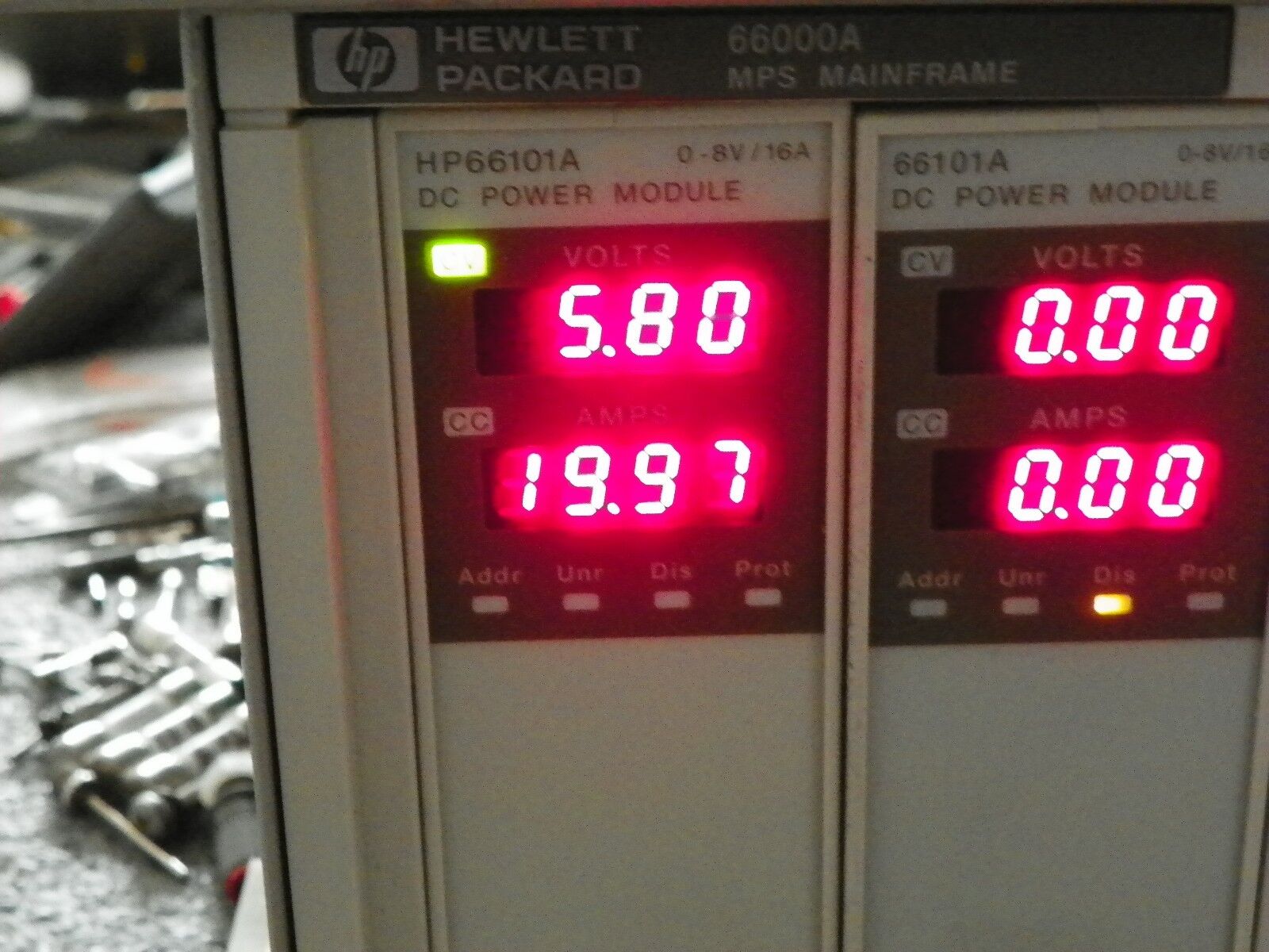 Agilent HP 66101A w/OPT J03 5.7V 20A DC Power Module (9 in stock)