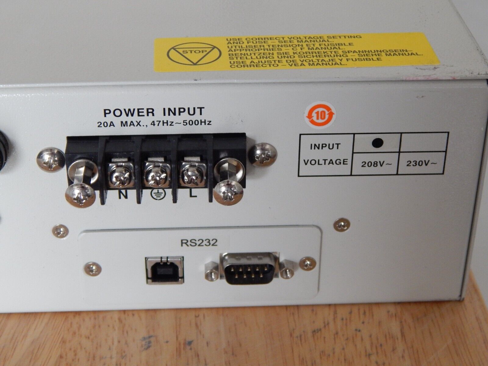 APT6020   AC & DC  Power Source OEM calibrated LR 150v/18.4A HR 300v/9.2A 2KVA