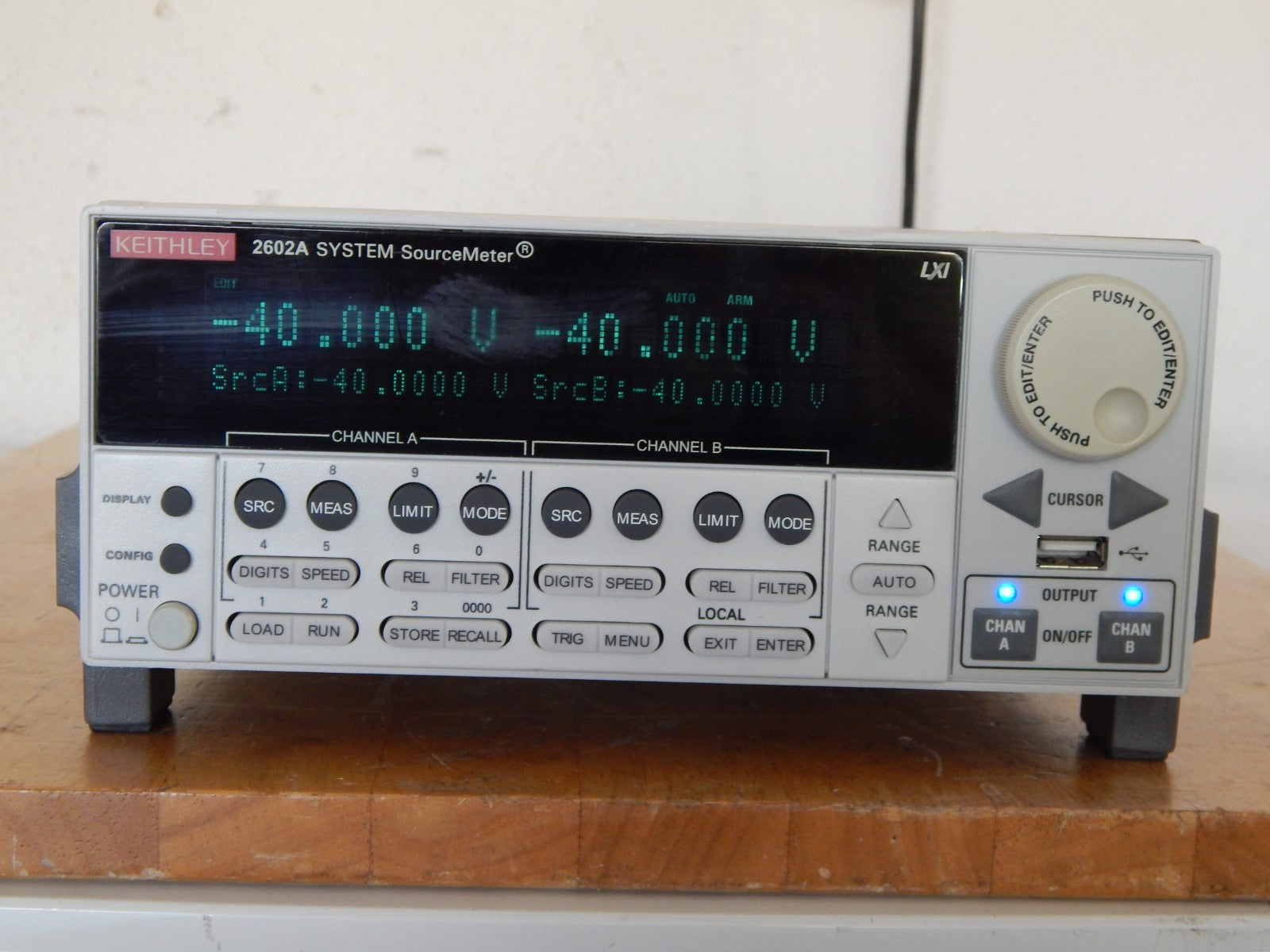 Keithley 2602A SYSTEM SourceMeter 2 Channel SMU Source Measure