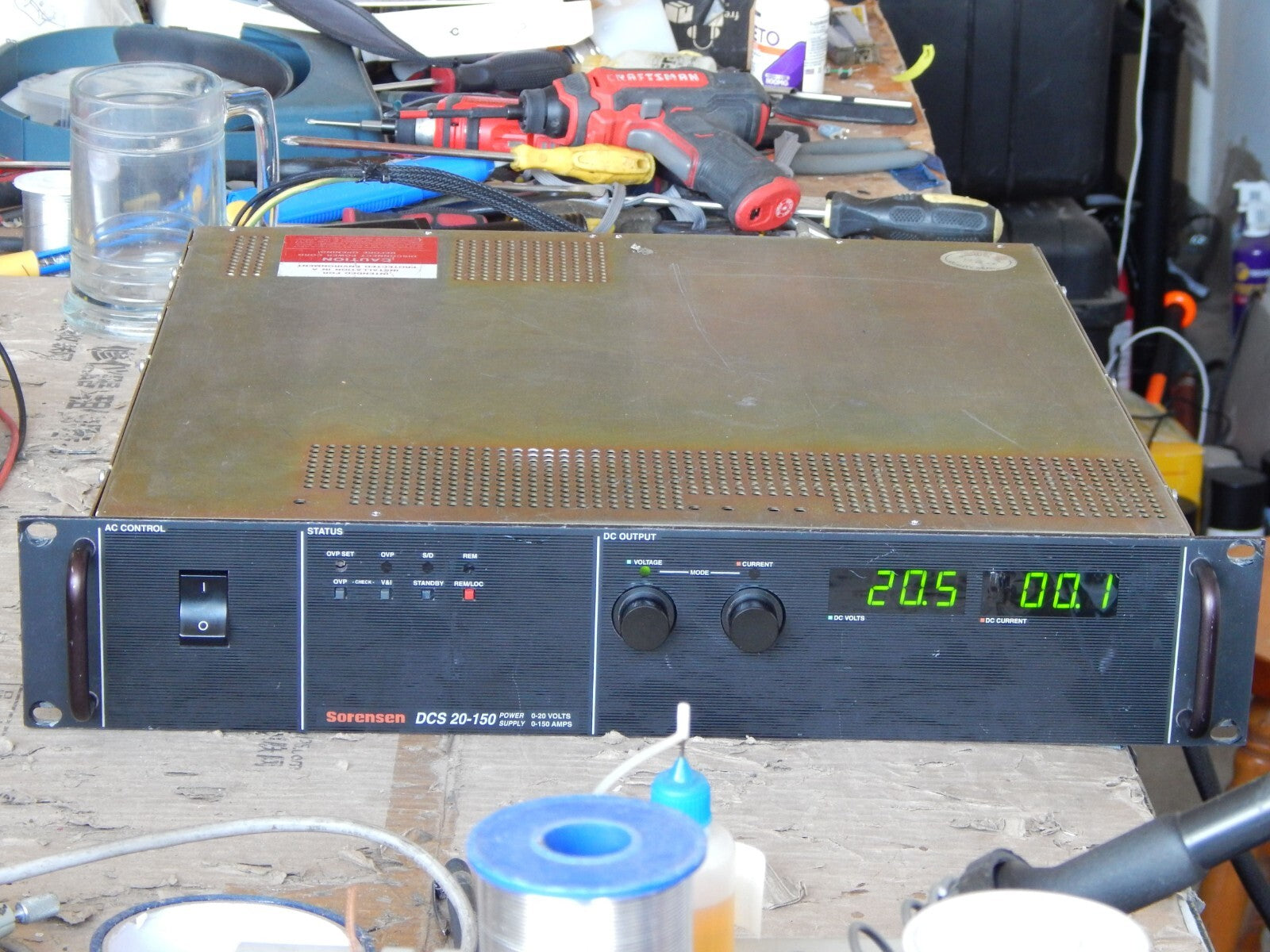 Sorensen DCS20-150 DC power supply