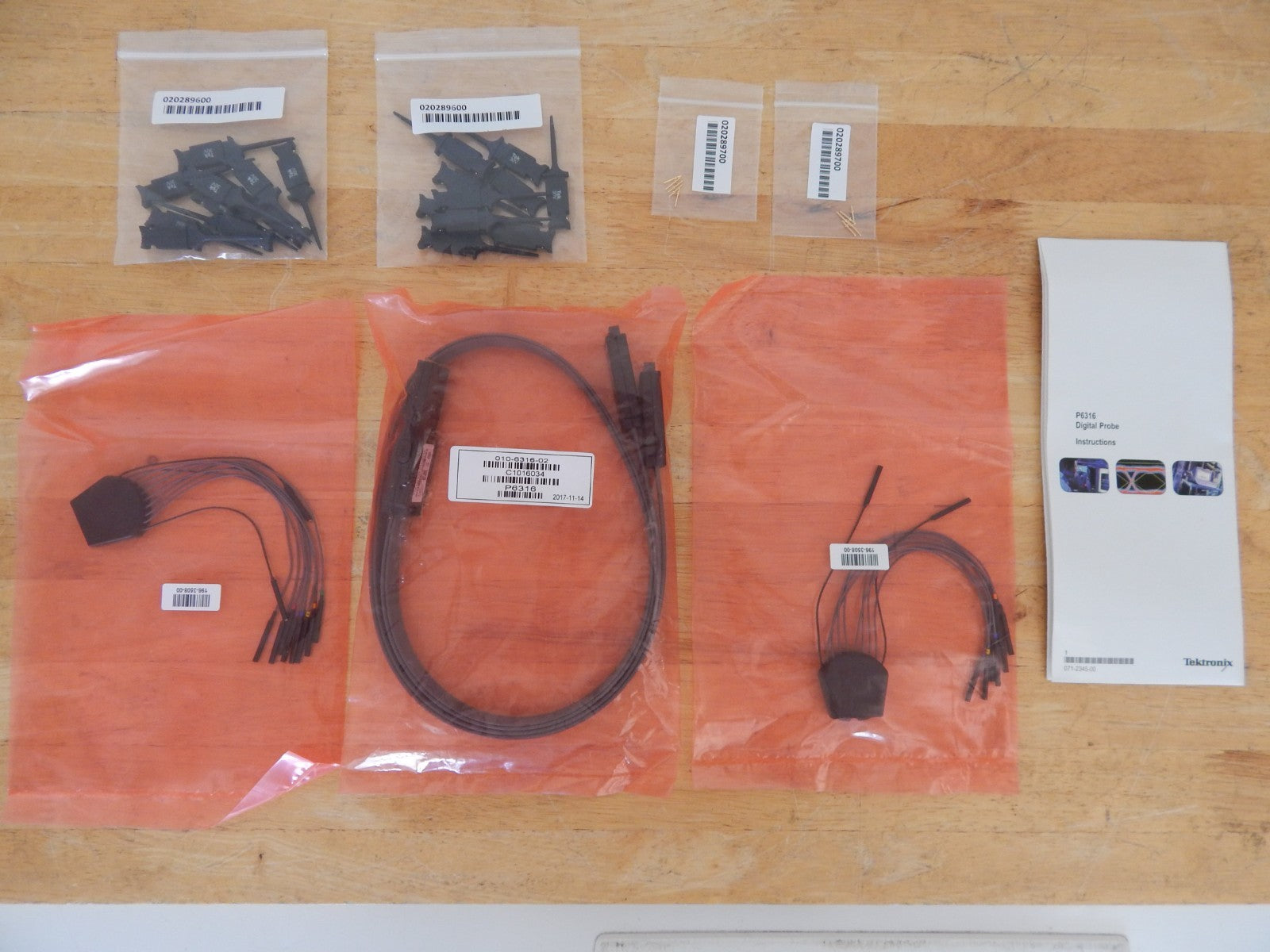 NEW Tektronix P6316 16 Channel (2x8) Channel MSO Oscilloscope Probe Kit