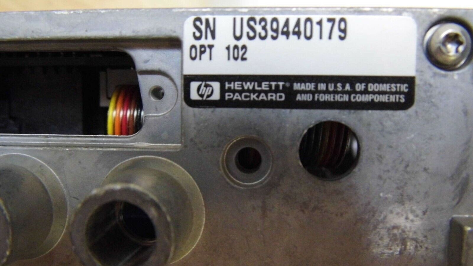 HP Agilent 86106A 30GHz Optical/40GHz Module w/ Opt 102 5th Order, nist cal'ed