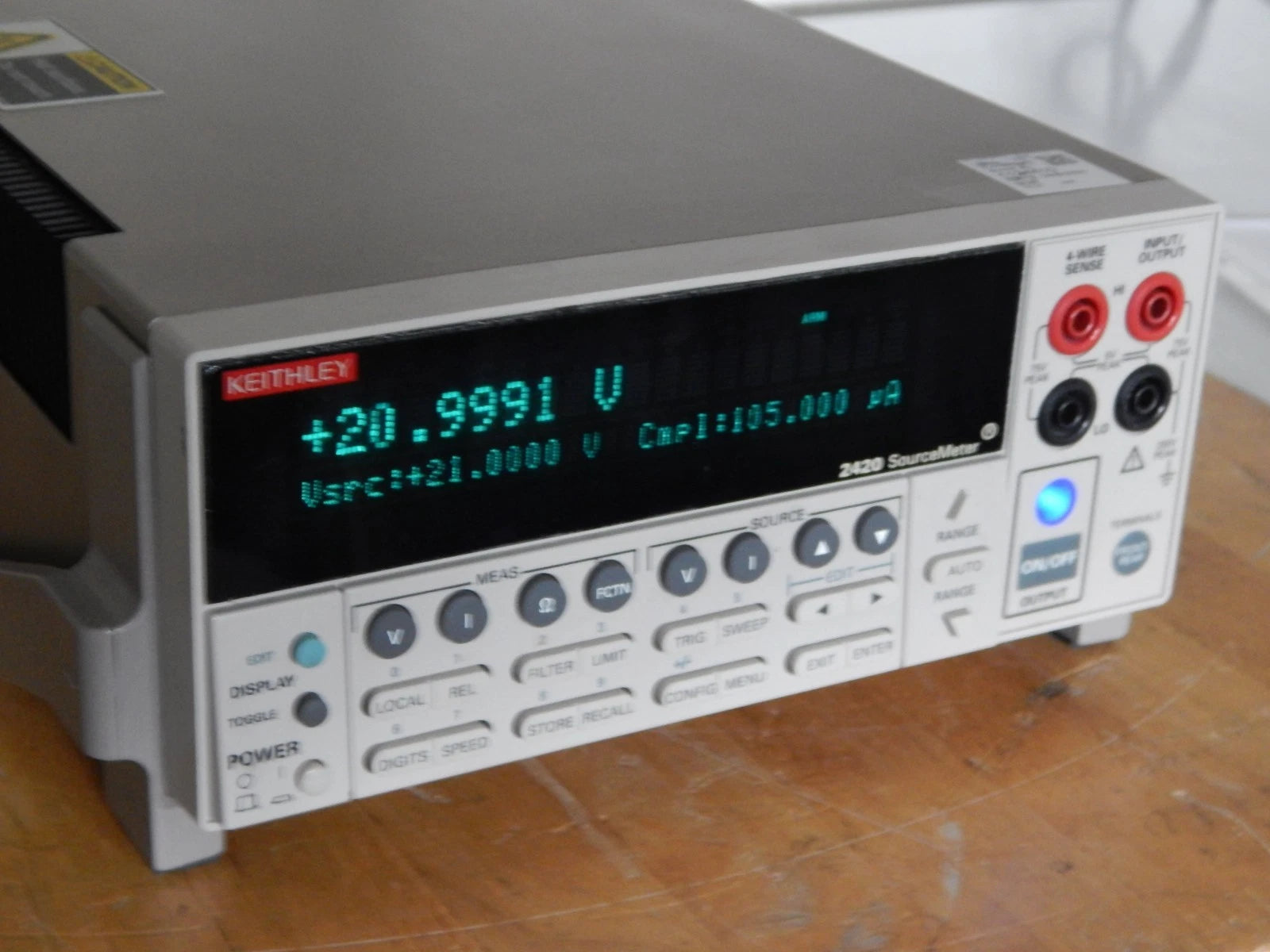 Keithley 2420 High-Current SourceMeter NIST Cal