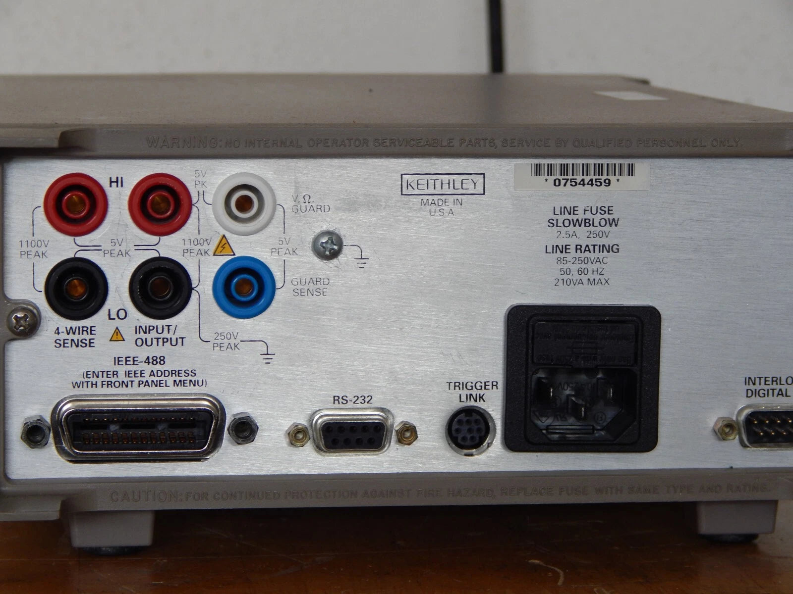 Keithley 2410 1100V SourceMeter High Voltage
